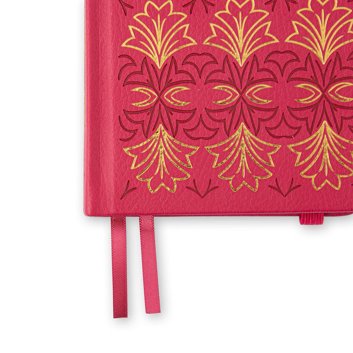 A6 Crimson Flame Dot Grid Notebook