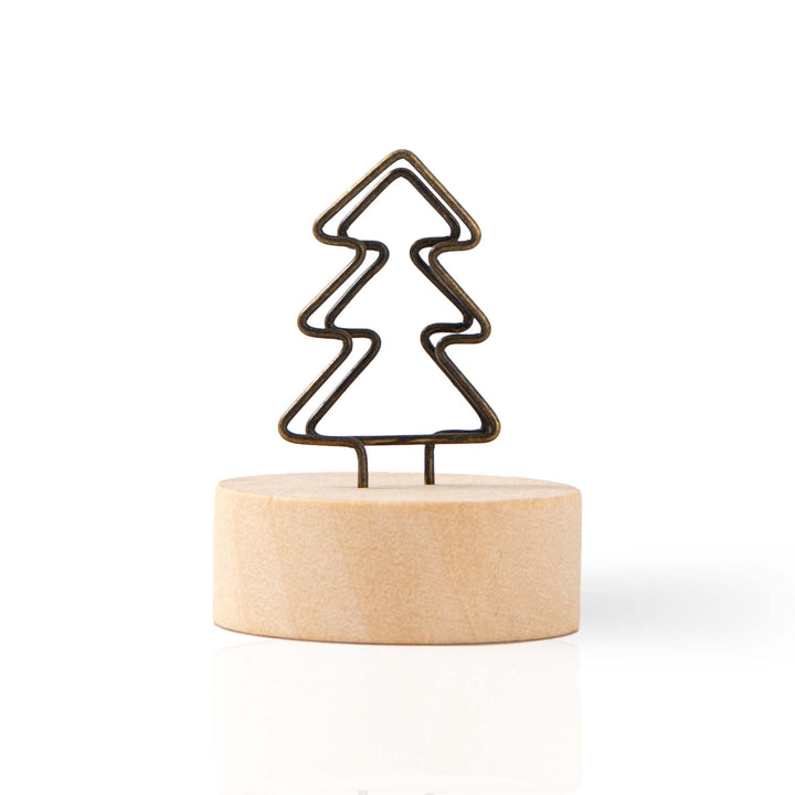 Wooden Card Note Holder - Christmas Tree