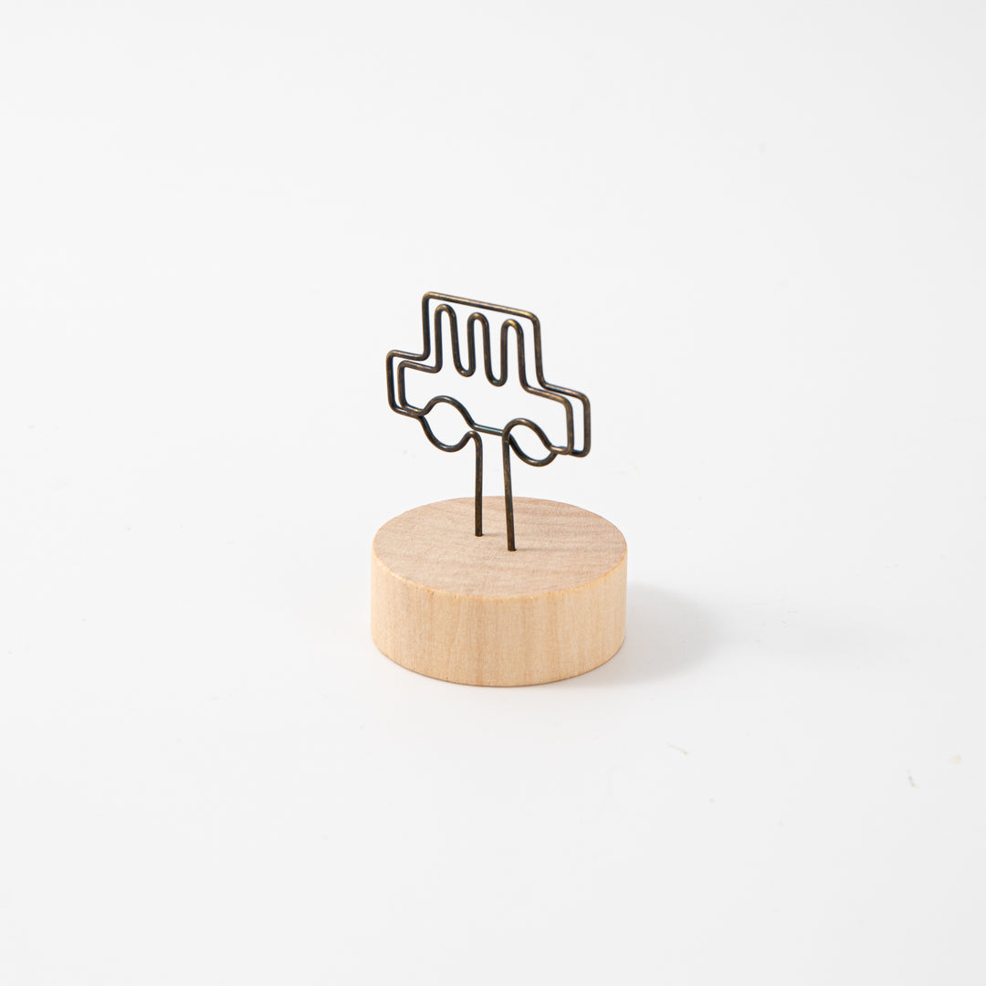Wooden Card Note Holder - Car