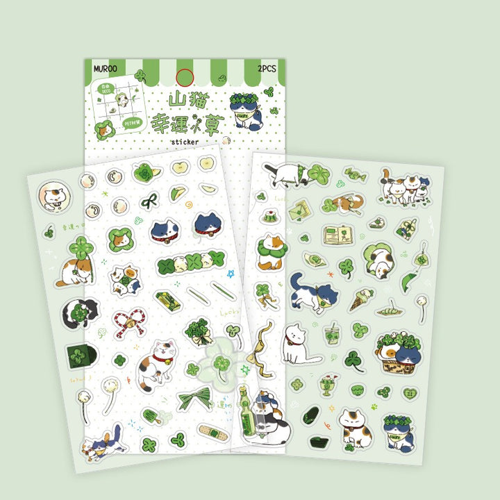Cutie Cat PET Stickers