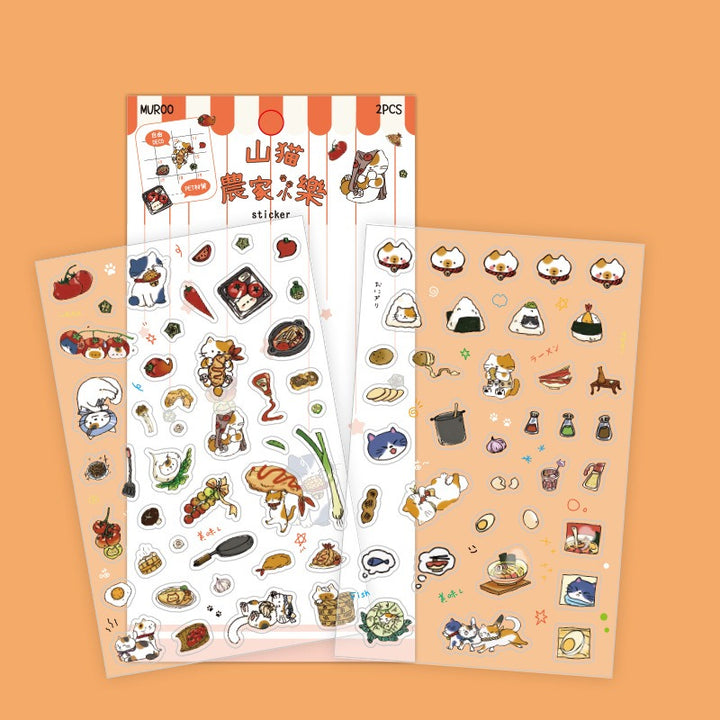 Cutie Cat PET Stickers