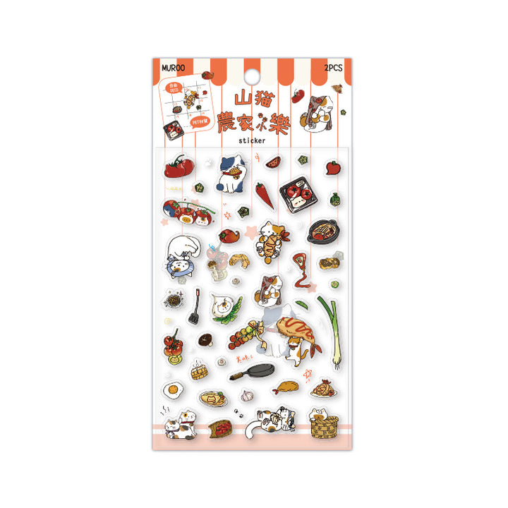 Cutie Cat PET Stickers
