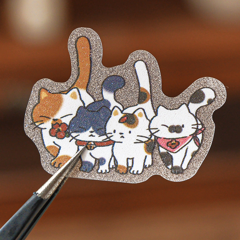 Cutie Cat PET Stickers