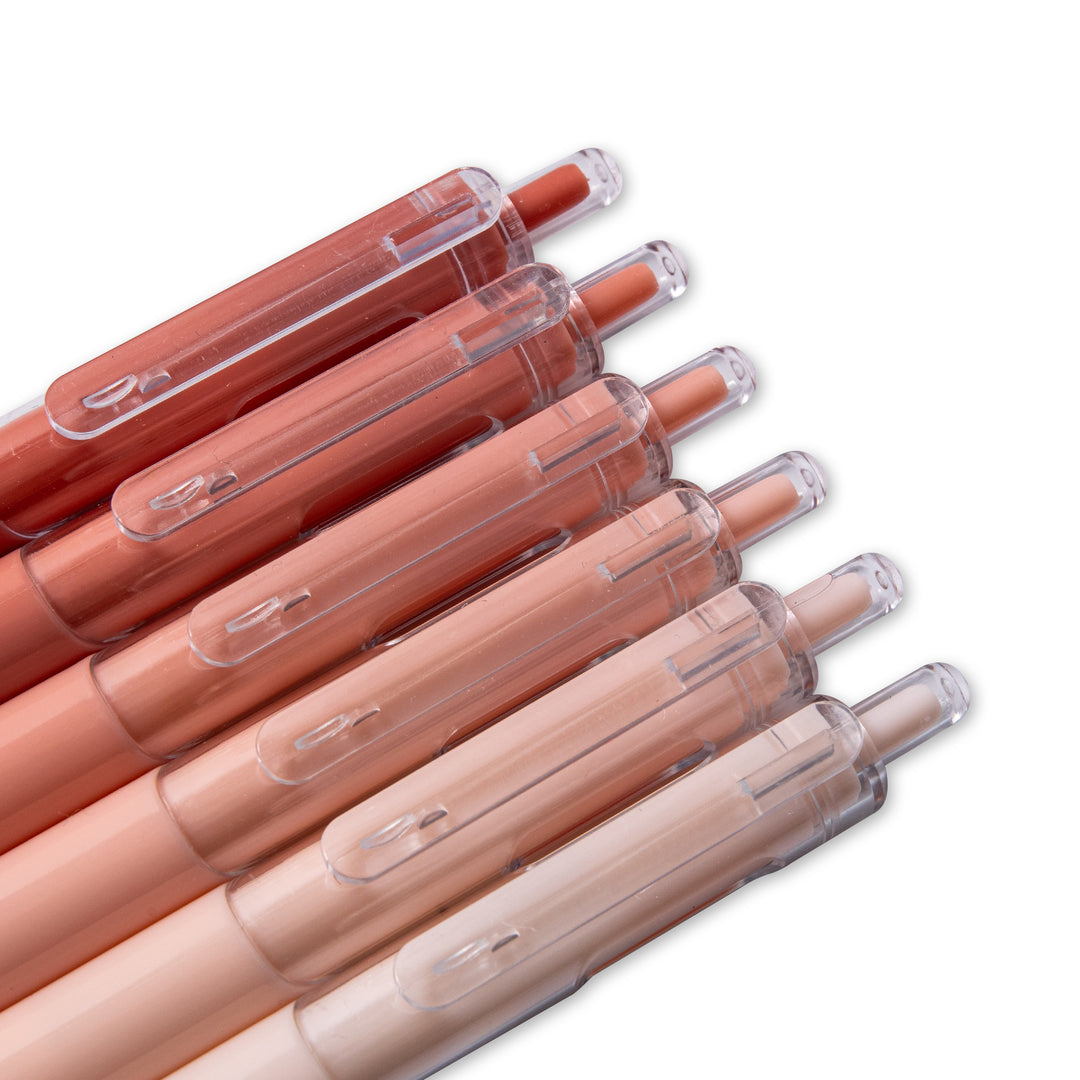 Cashmere Lychee Taro Gel Pen - 0.5 mm - Set of 6