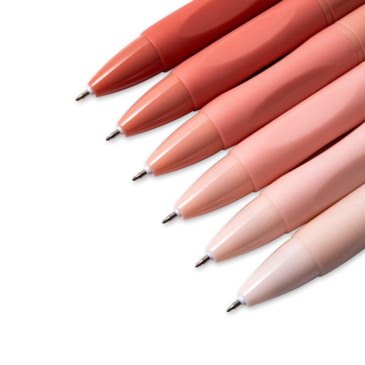 Cashmere Lychee Taro Gel Pen - 0.5 mm - Set of 6