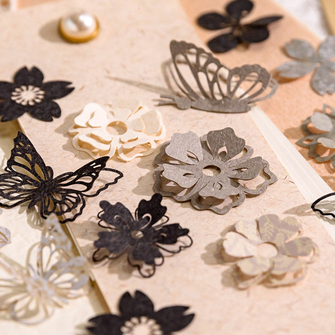 Encounter Garden Collage Scrapbook Paper Pack - 300 Pcs