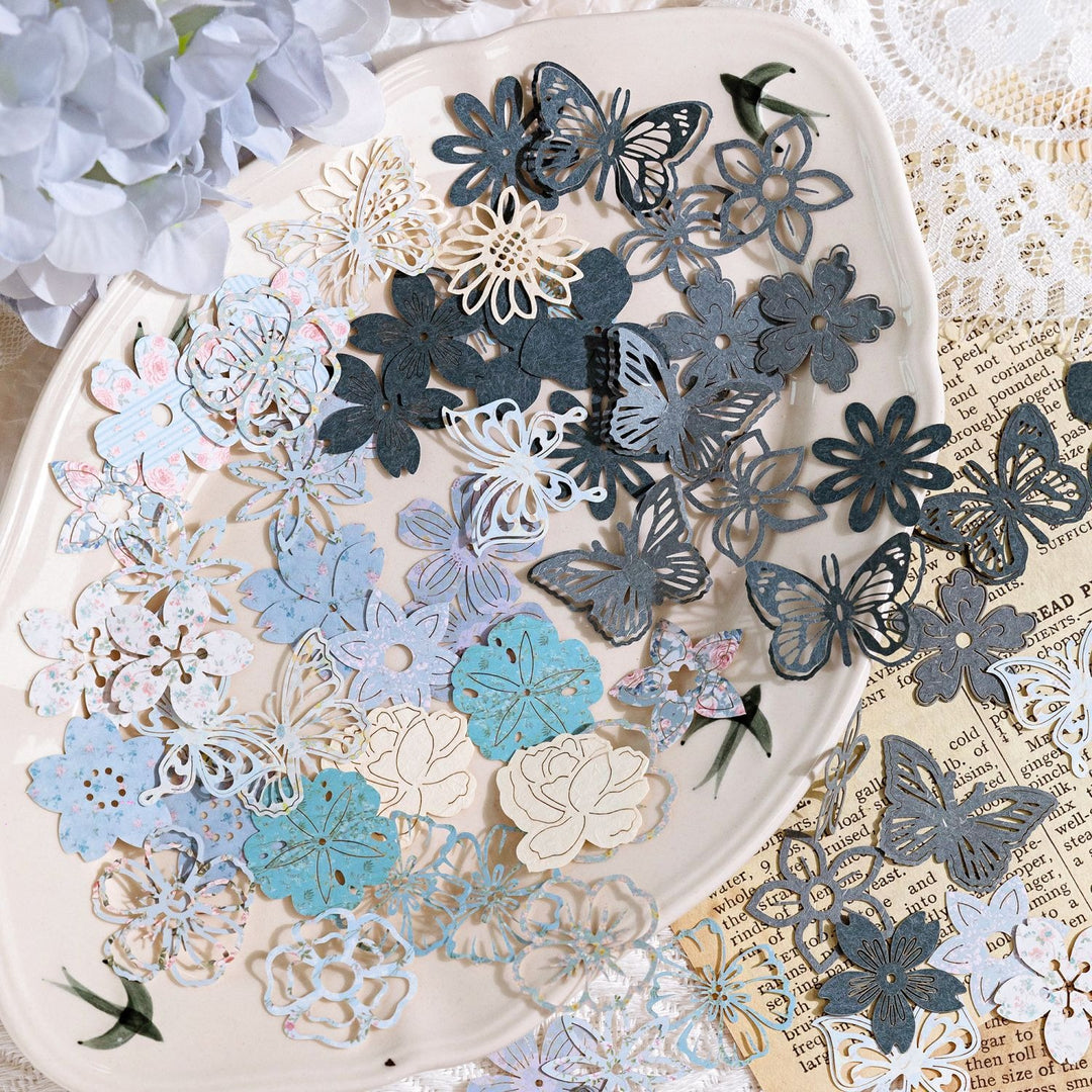 Encounter Garden Collage Scrapbook Paper Pack - 300 Pcs