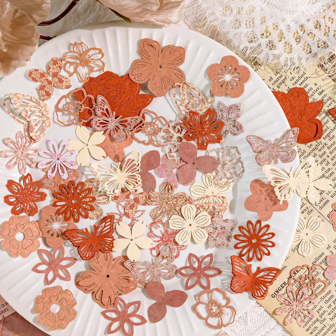 Encounter Garden Collage Scrapbook Paper Pack - 300 Pcs