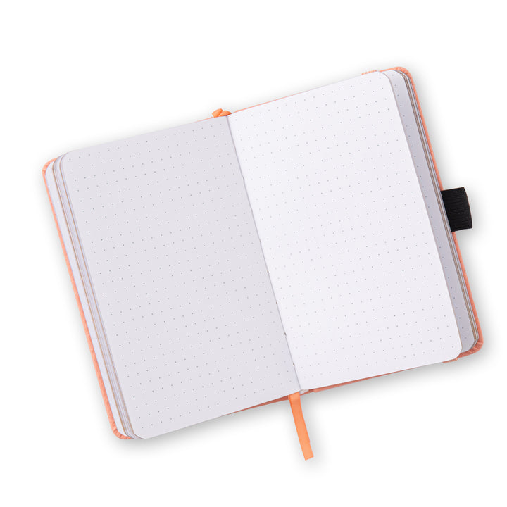 A6 Floral Dot Grid Notebook