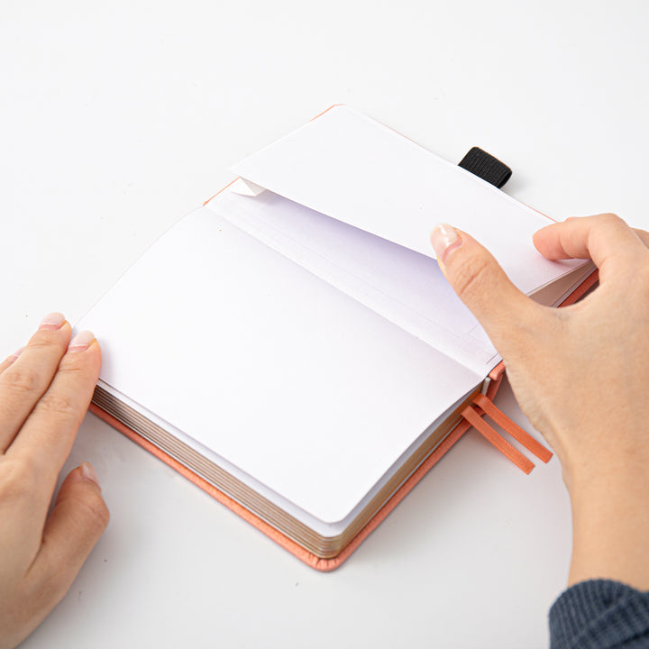 A6 Floral Dot Grid Notebook