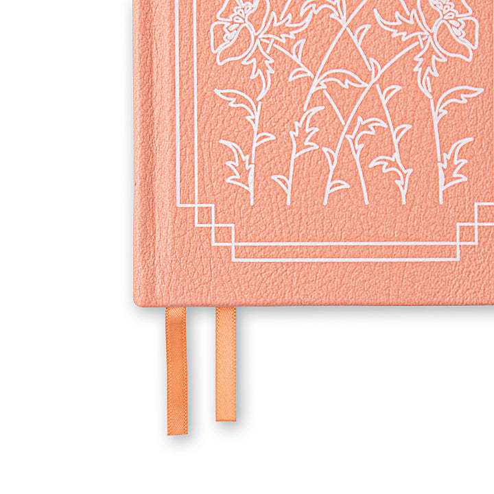 A6 Floral Dot Grid Notebook