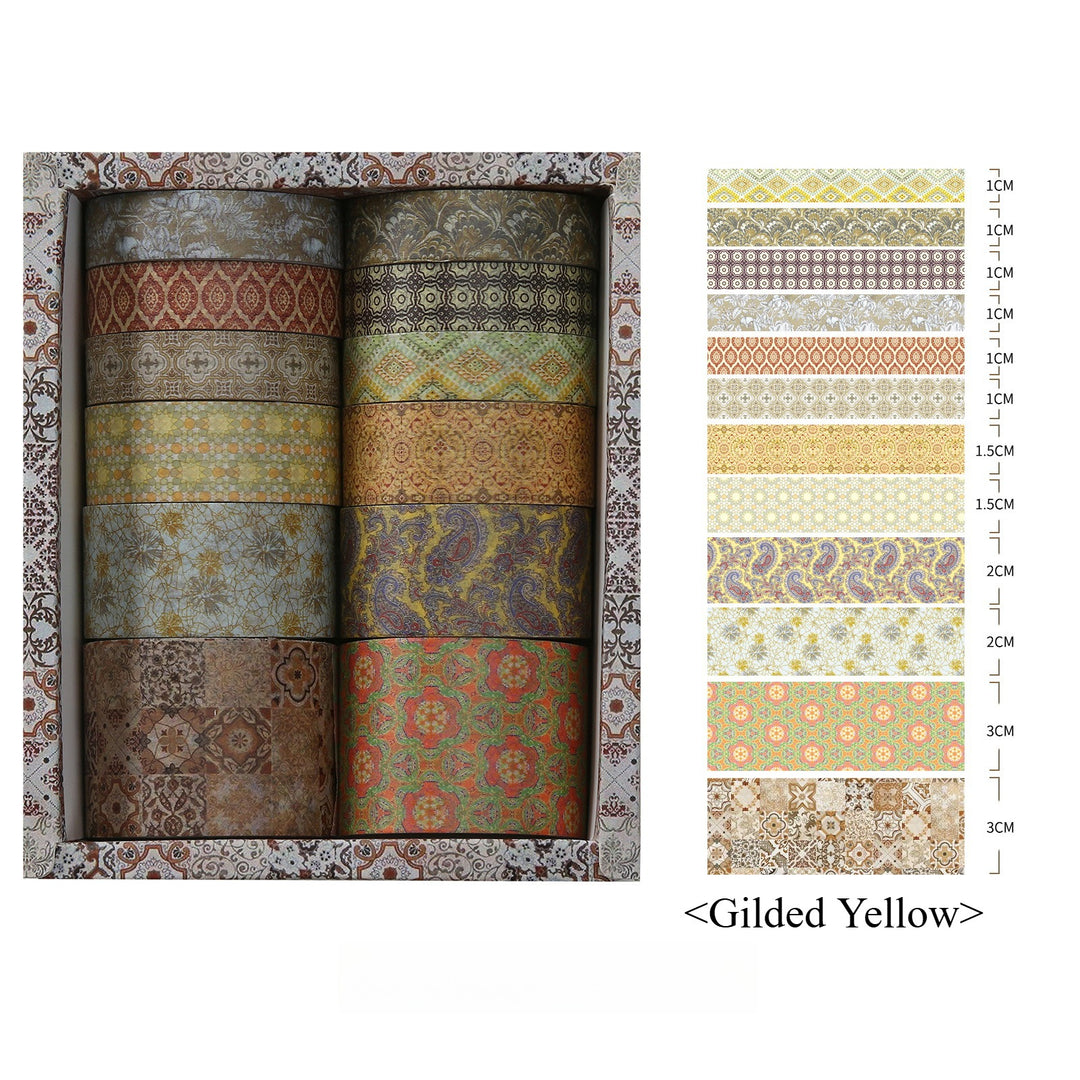 Exotic Charm Washi Tape - Set of 12