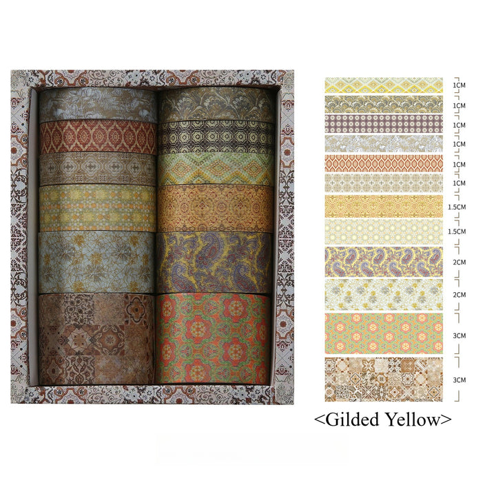 Exotic Charm Washi Tape - Set of 12