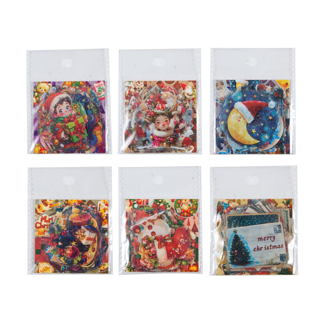 Happy Christmas PET Stickers