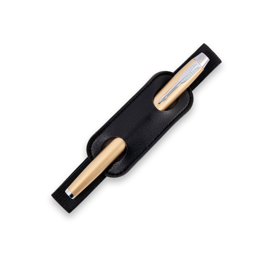 Elastic Band Pen Loop Holder - Black