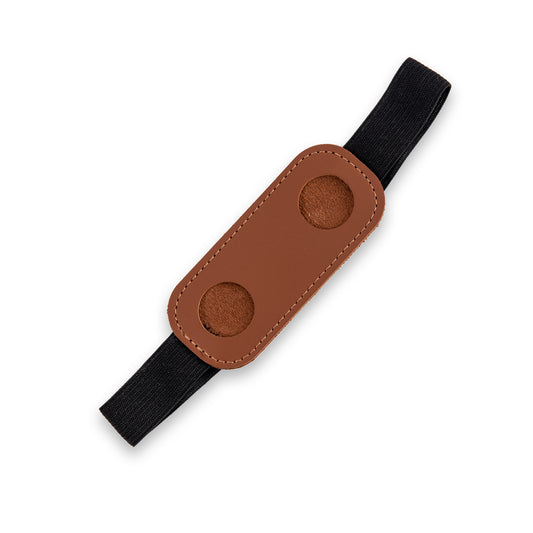 Elastic Band Pen Loop Holder - Brown