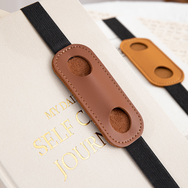 Elastic Band Pen Loop Holder - Brown