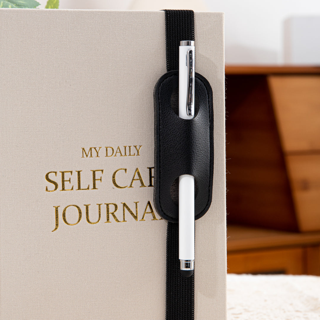 Elastic Band Pen Loop Holder - Black