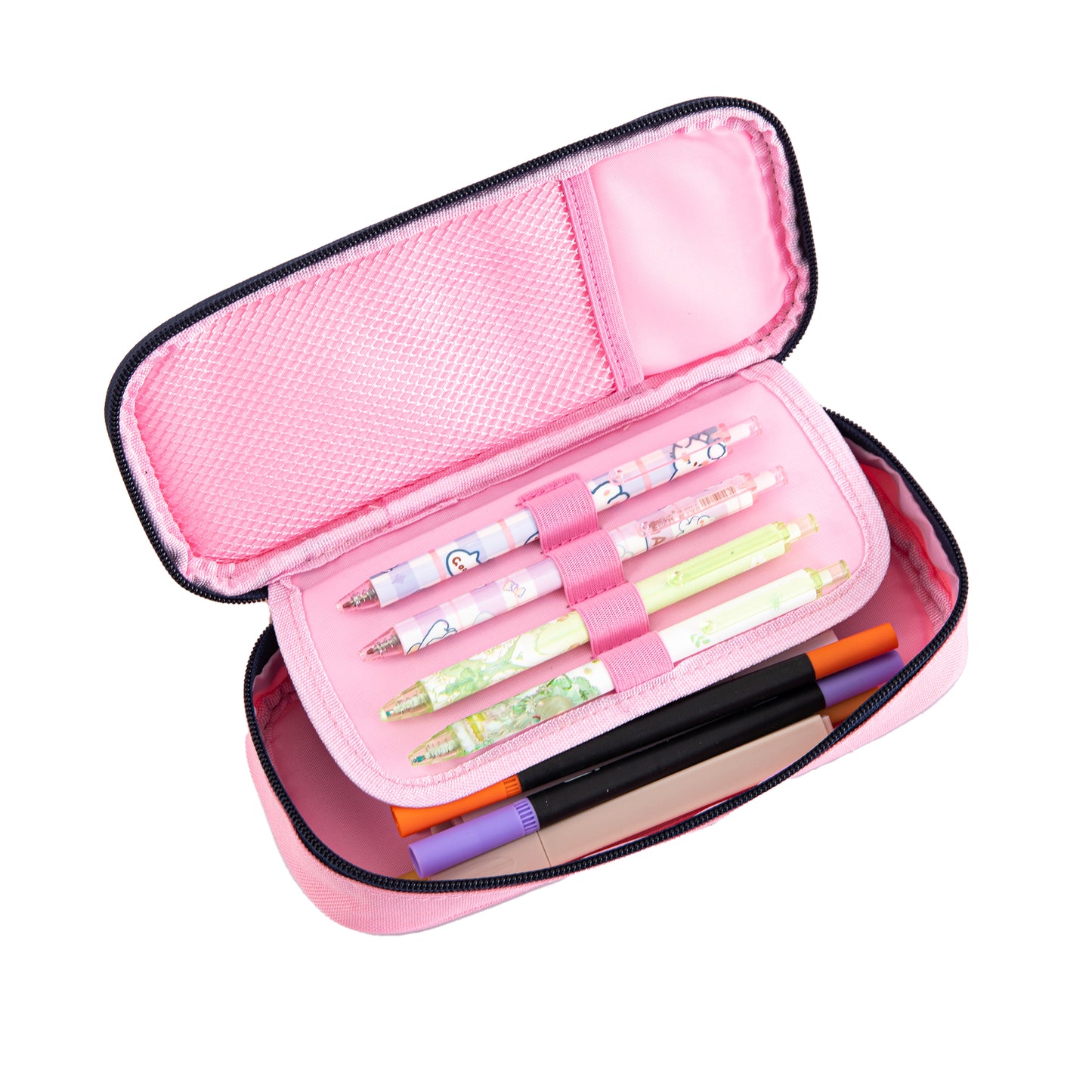 Big Capacity Pencil Case - Pink