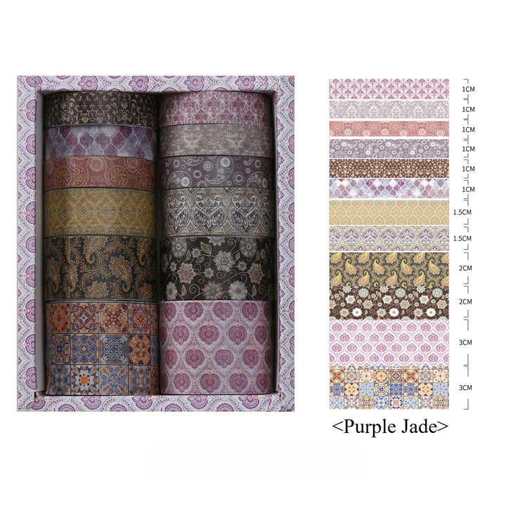 Exotic Charm Washi Tape - Set of 12