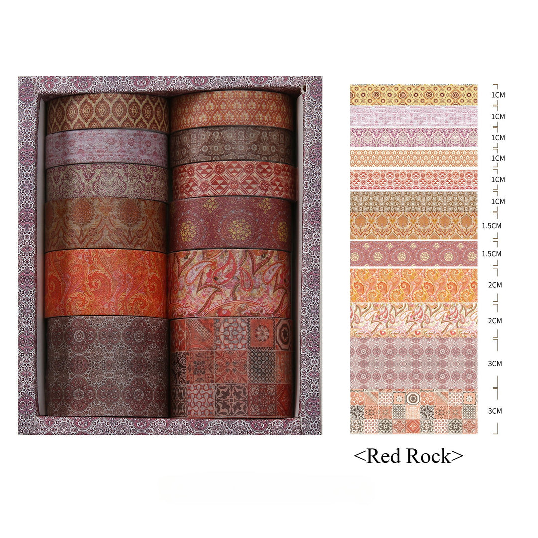 Exotic Charm Washi Tape - Set of 12