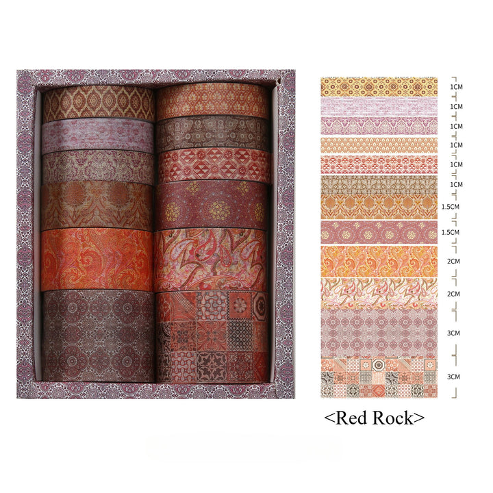 Exotic Charm Washi Tape - Set of 12