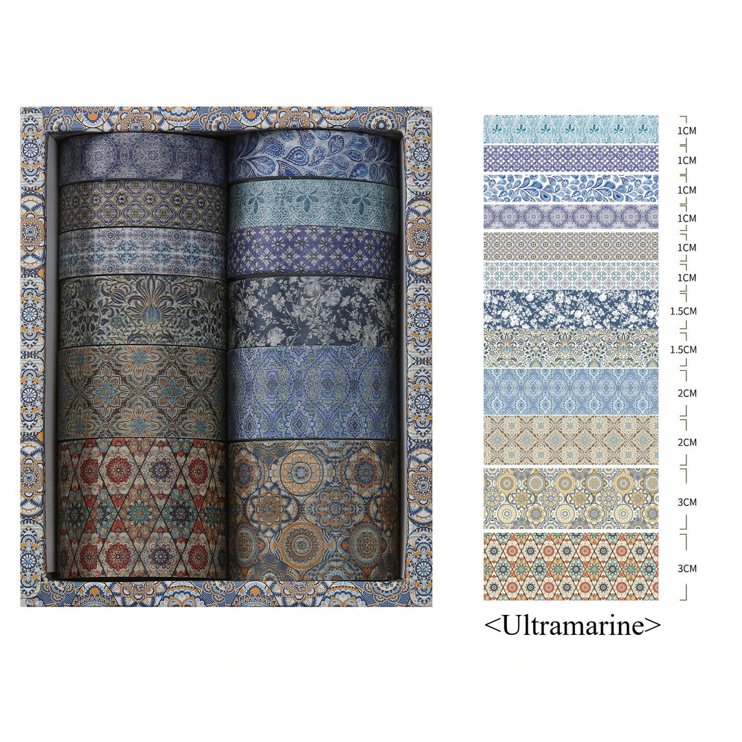 Exotic Charm Washi Tape - Set of 12