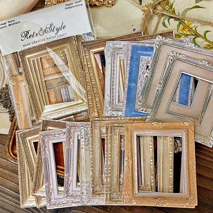 Vintage Frame Scrapbooking Paper - 30 Pcs