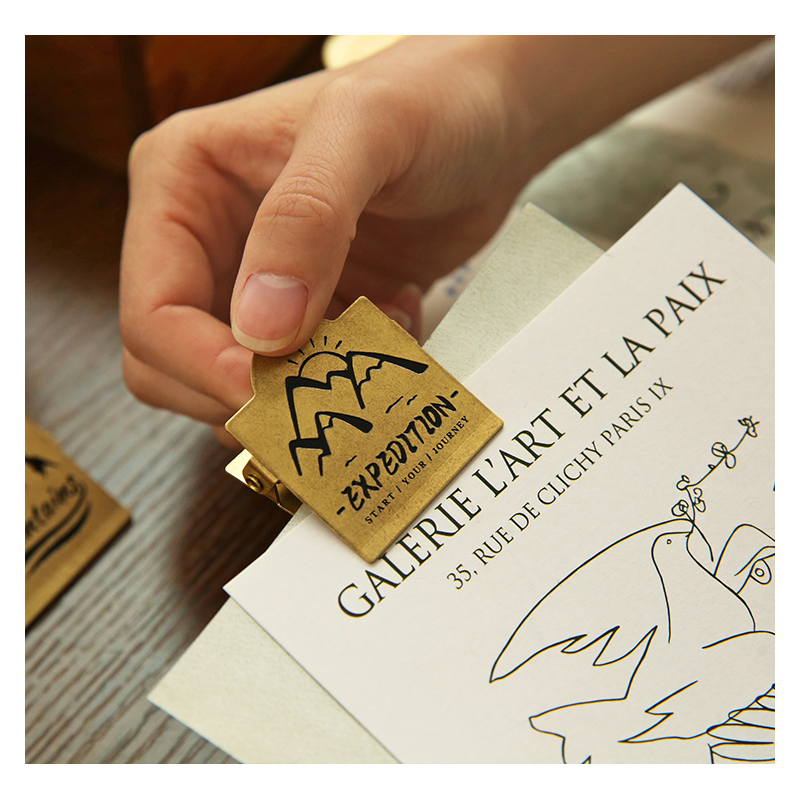 Vintage Brass Paper Clip - Expedition