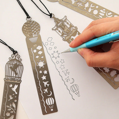 Creative Ruler Bookmark - Hot Air Balloon