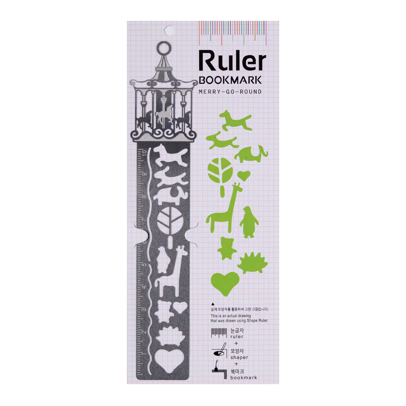 Creative Ruler Bookmark - Carousel – tiefossi