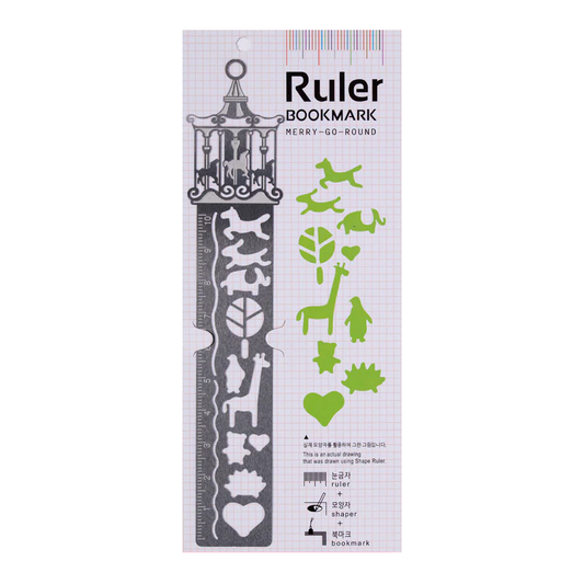 Creative Ruler Bookmark - Carousel