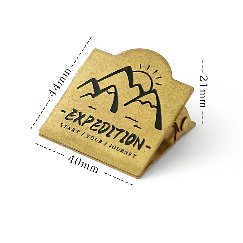 Vintage Brass Paper Clip - Expedition
