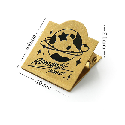 Vintage Brass Paper Clip - Romantic Planet
