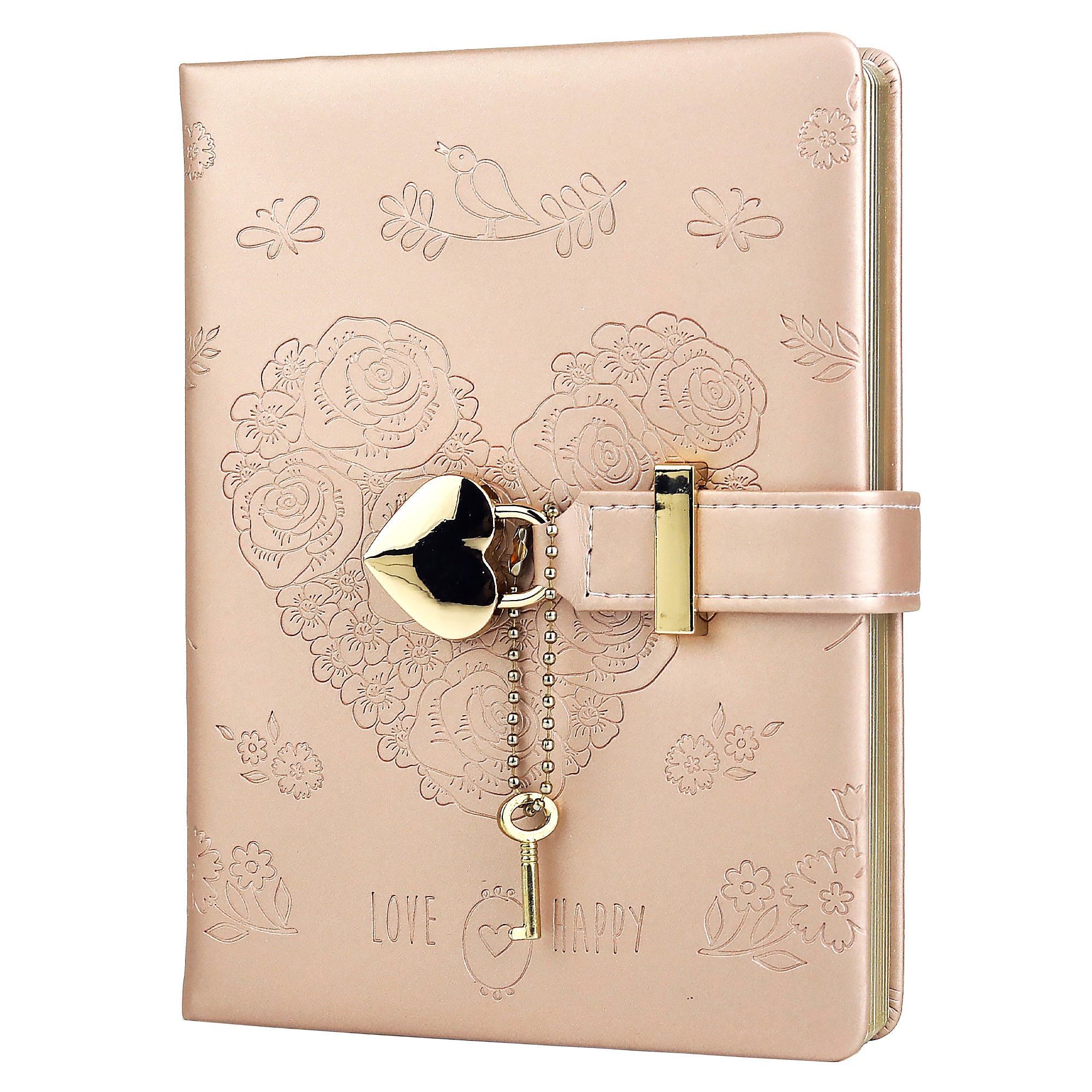 Heart Lock Journal - B6 - Ruled – tiefossi